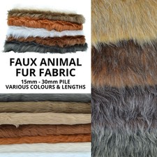 Fur Fabric Faux Fake Animal