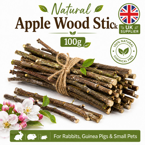 100g apple wood chew sticks - wood,