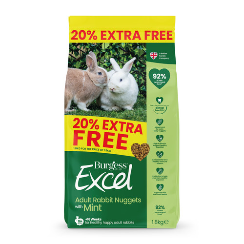 Burgess excel adult rabbit - burgess,