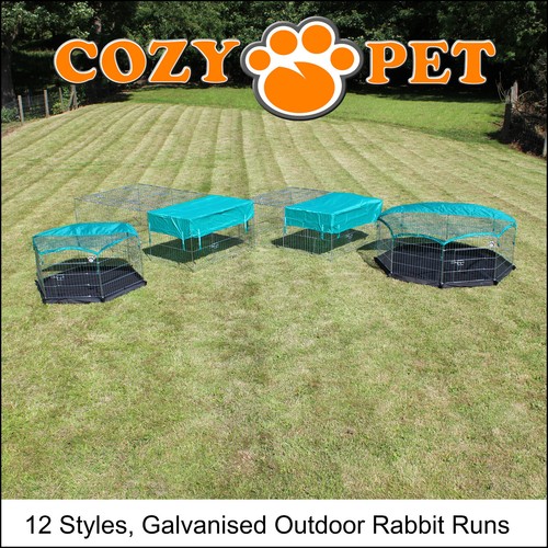 Rabbit run galvanised - cozy, pet